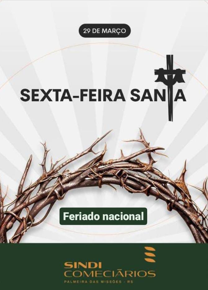 ALERTA DE FERIADO